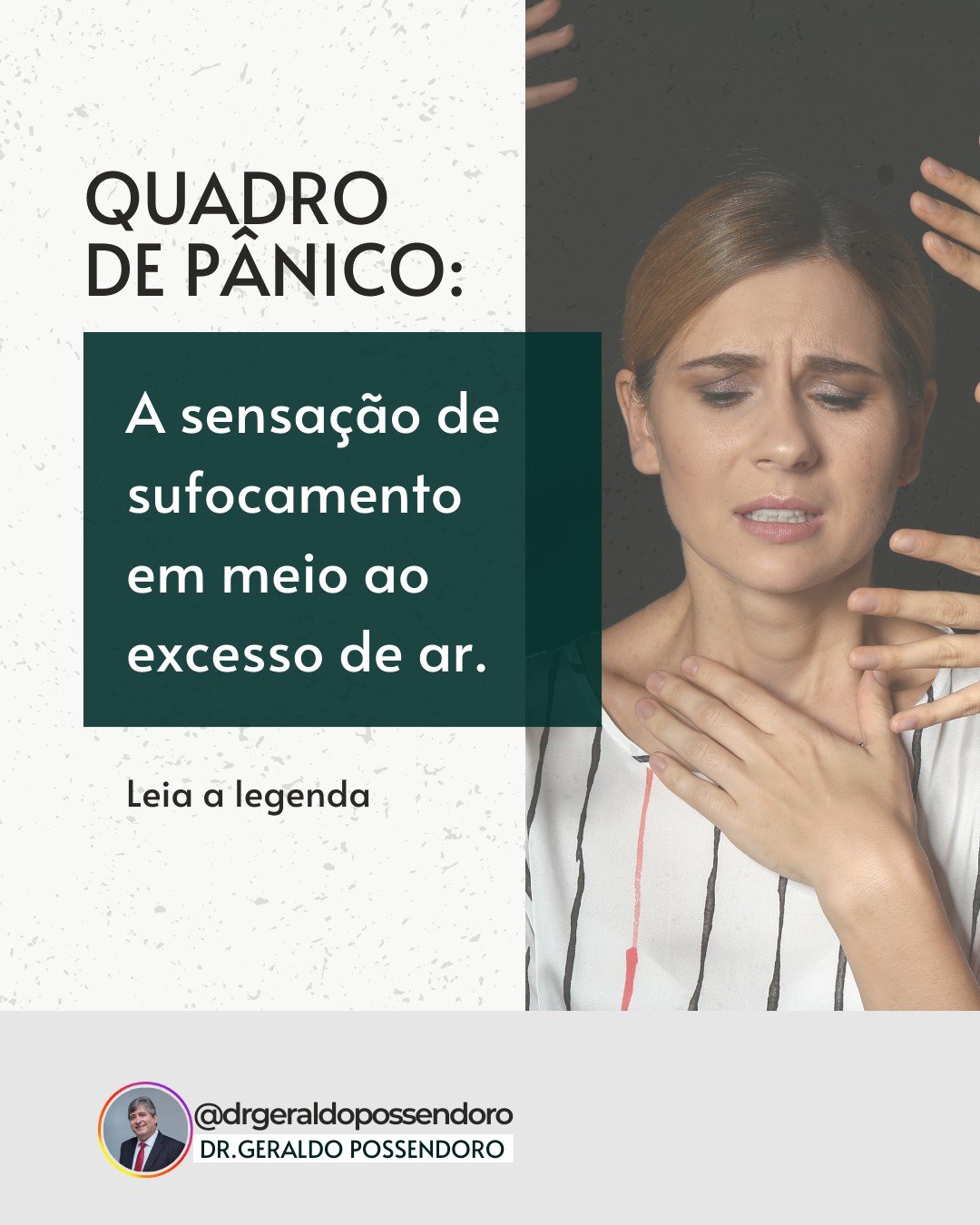 Leia mais sobre o artigo Quadro de Pânico: a sensação de sufocamento em meio ao excesso de ar