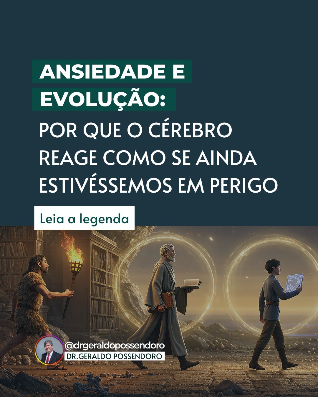 Leia mais sobre o artigo Ansiedade e evolução: por que o cérebro reage como se ainda estivéssemos em perigo